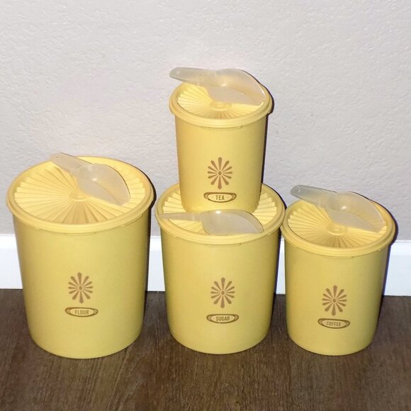 Tupperware | Kitchen | Vintage 6s To 70s Tupperware Complete Sunburst ...